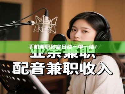 蚌埠手机兼职致富日结一单一结！