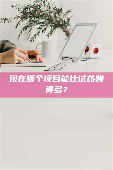 蚌埠现在哪个项目能比试药赚得多？ 第1张