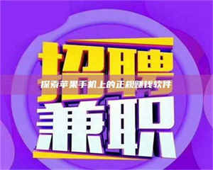 蚌埠探索苹果手机上的正规赚钱软件 第1张