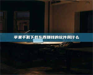 蚌埠苹果手机下载东西赚钱的软件叫什么 第1张